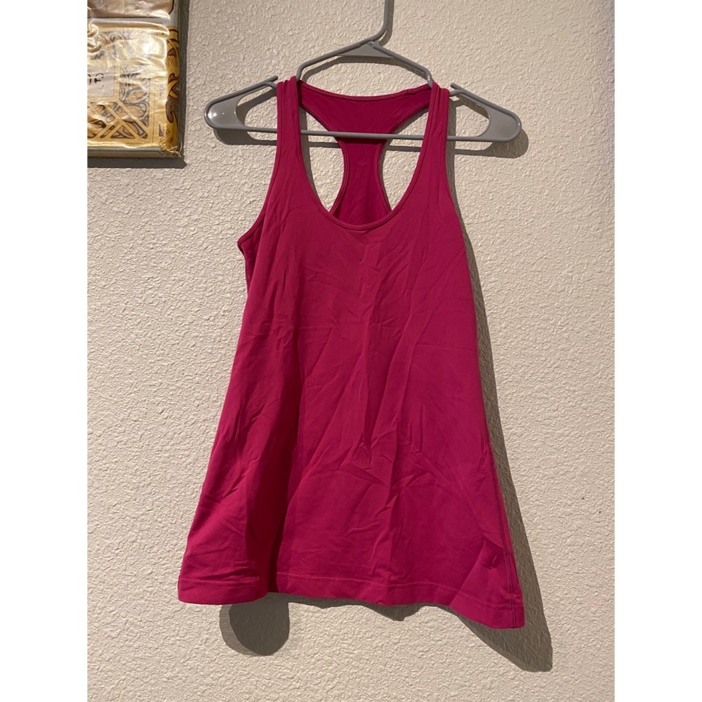 Pink Lululemon Racerback Tank